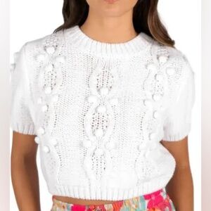 Sincerely Ours Pom Pom Sweater